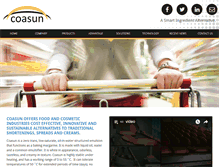 Tablet Screenshot of coasun.com